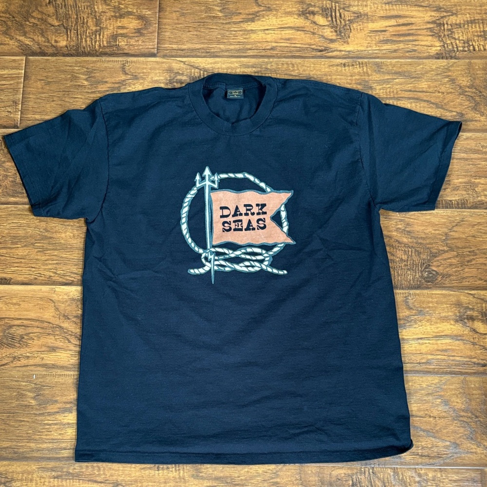 Dark Seas Black Graphic T-Shirt